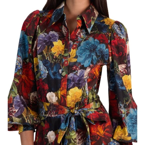 Alice and Olivia Lily Drop Waist Slim Dress - Picture 3 of 5